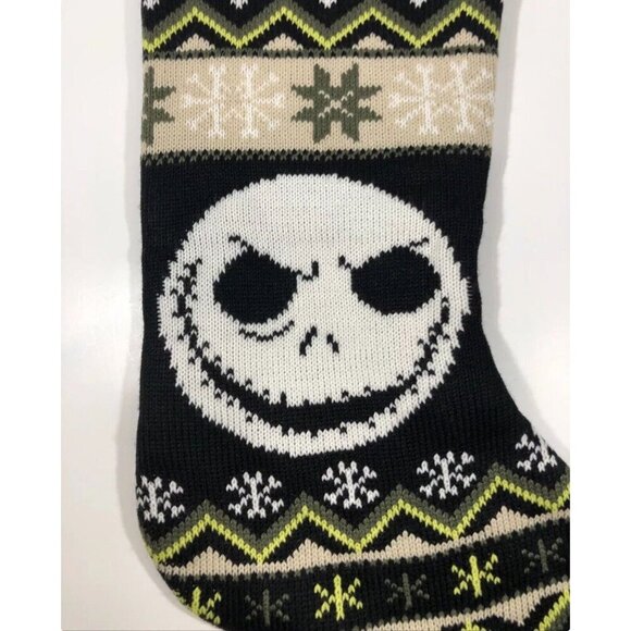 Disney Xmas Stocking The Nightmare Before Christmas Jack Skellington Knit 19’. - Picture 5 of 10